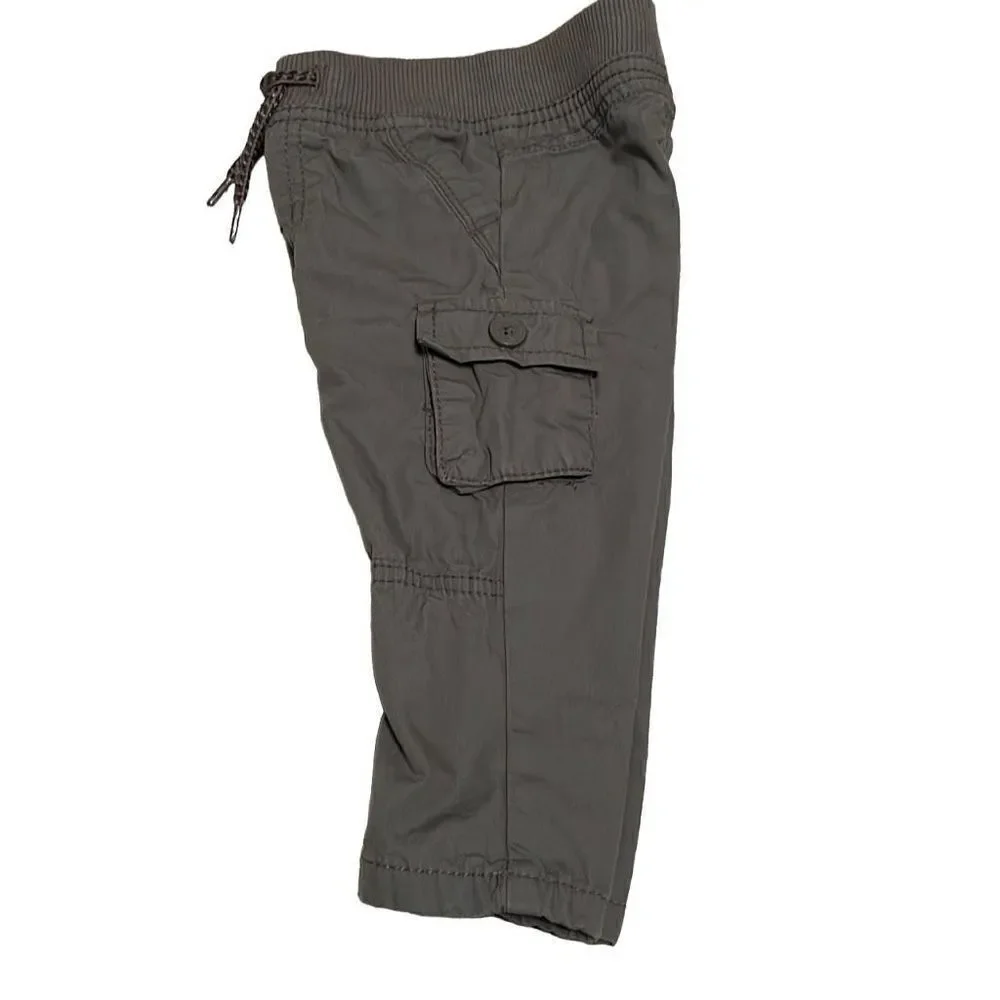 EUC OshKosh B’Gosh Gray Cargo Pants - 6M